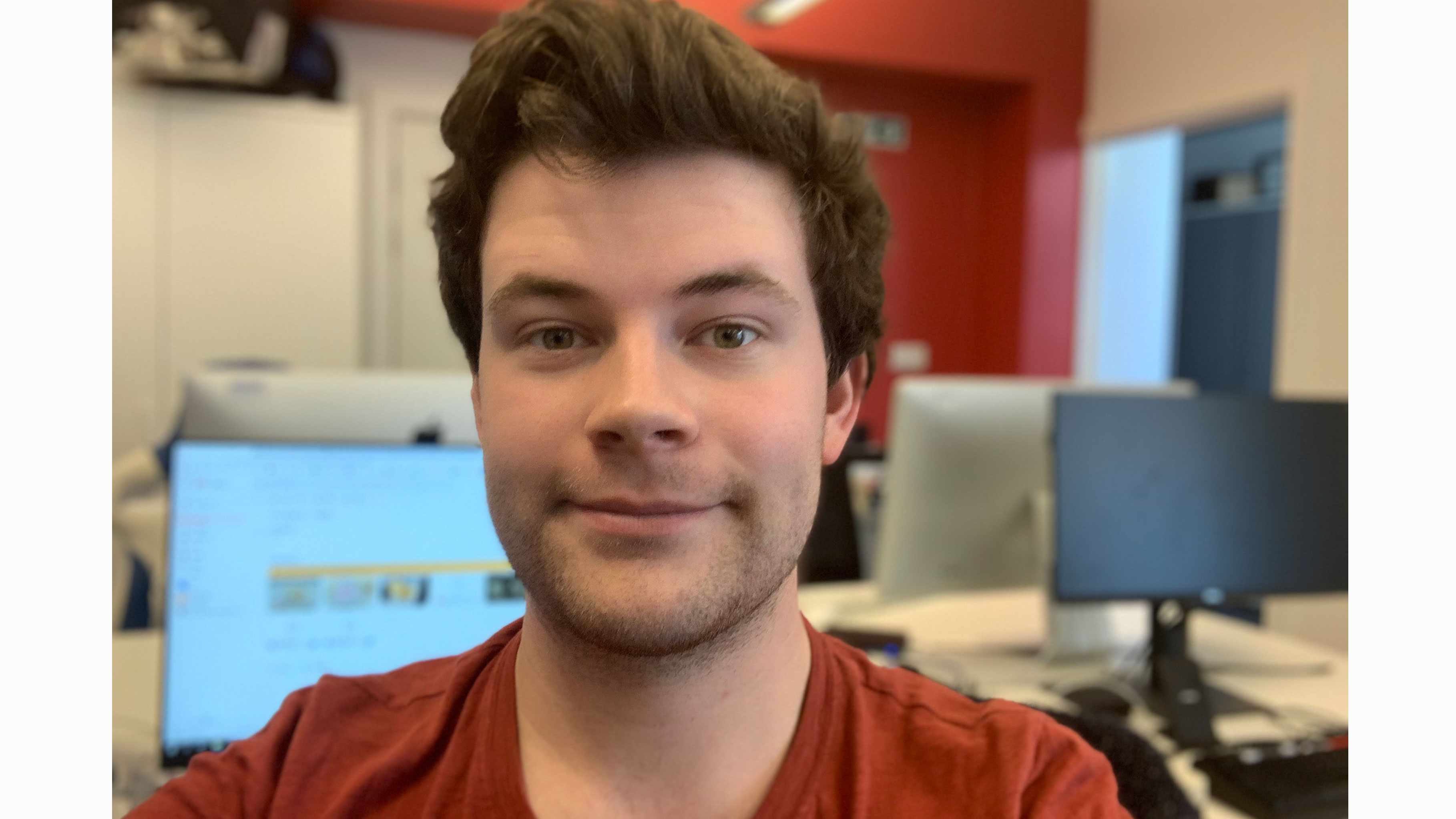 Portrait shots on the front camera had great, subtle background blur. Image credit: TechRadar