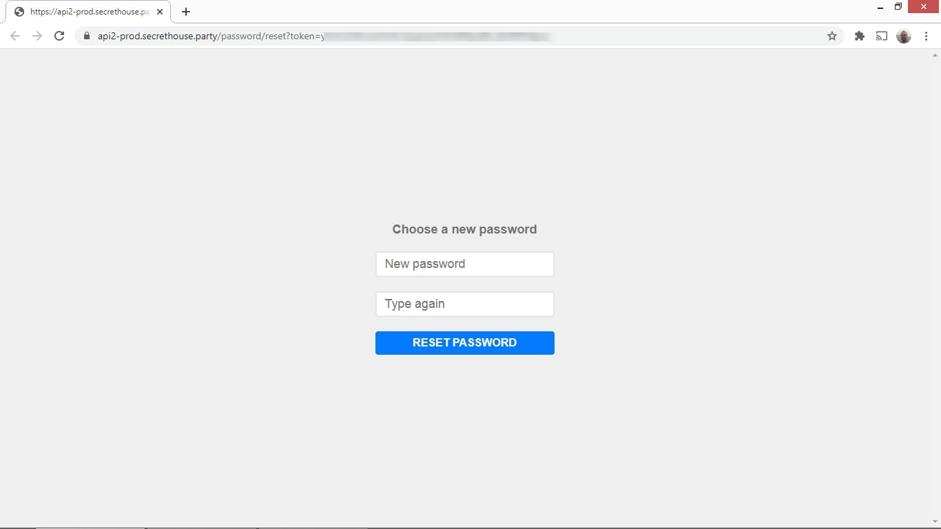 Houseparty password