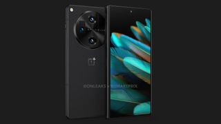 OnePlus Fold render &ndash; front & back closed. Source: OnLeaks ✕ Smartprix