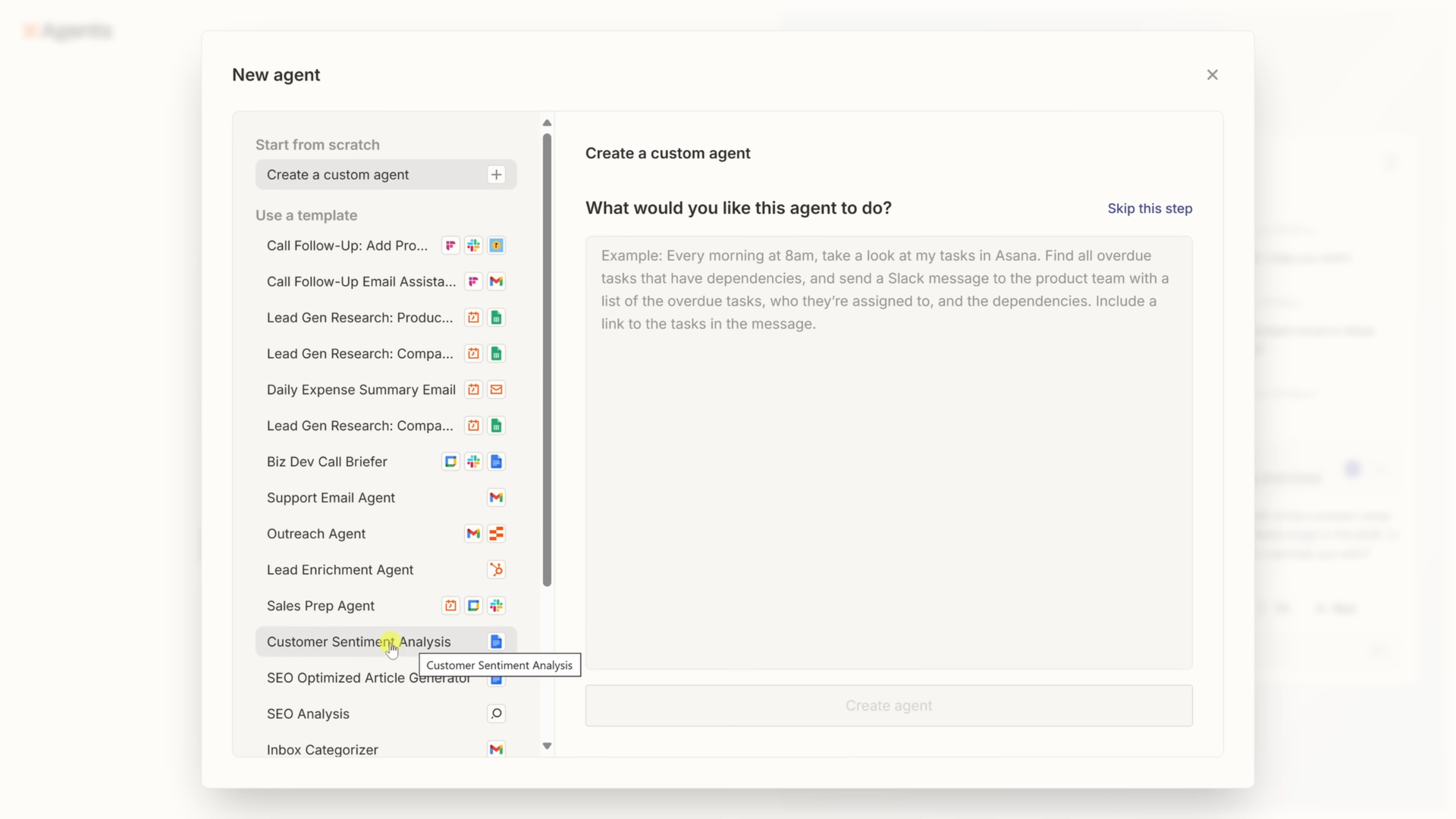 An image of the Zapier UI