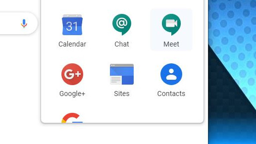For G Suite users Meet is a default app