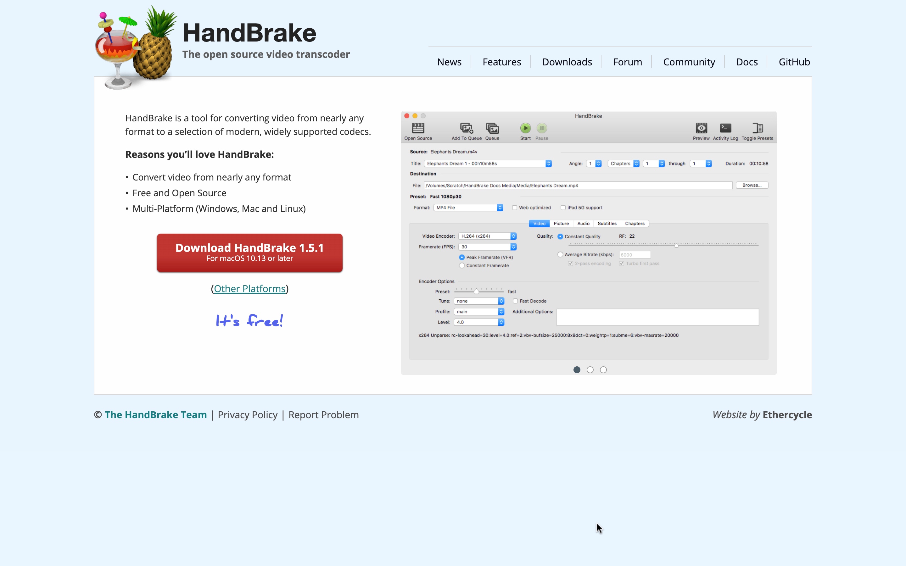 Freemake Video Converter for Windows vs HandBrake for macOS
