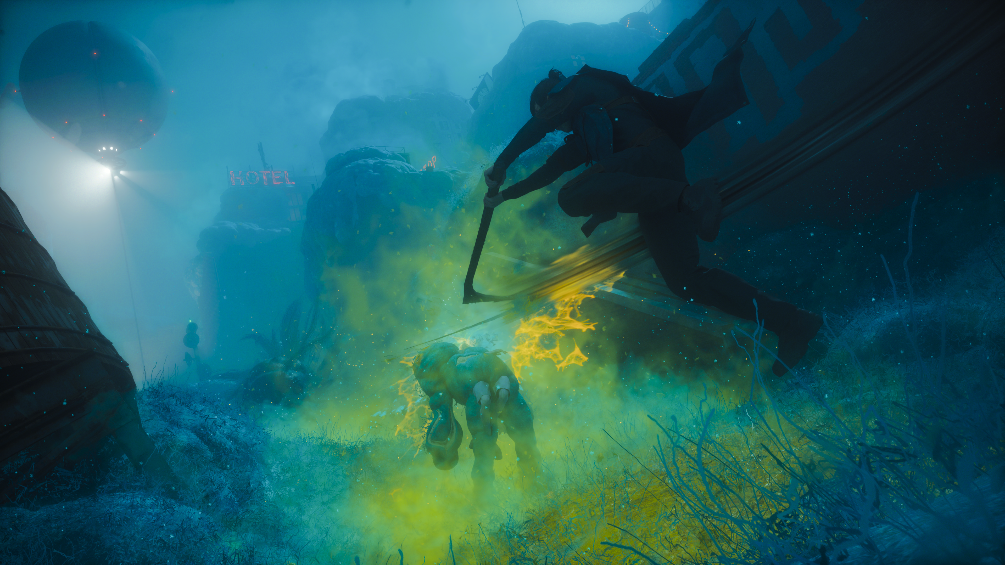 Dylan taking down a Hiss enemy in Control Resonant