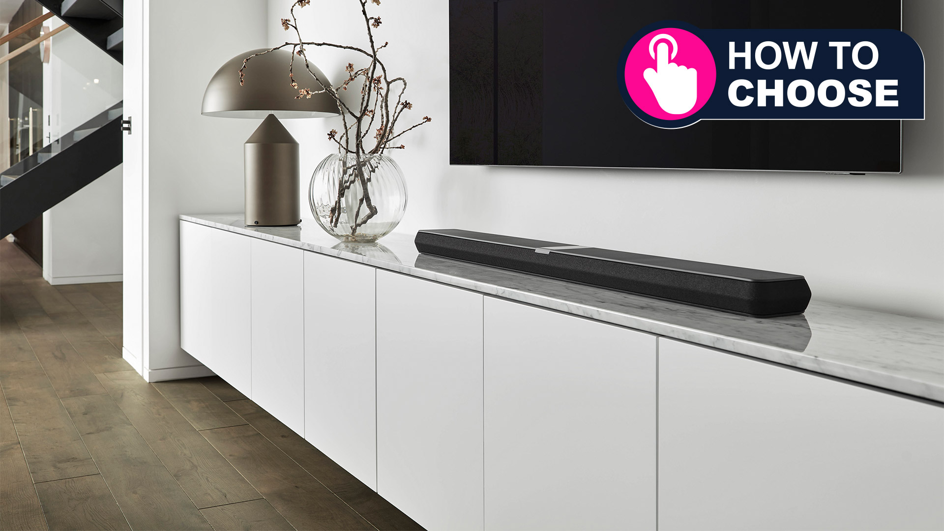 The Bowers &amp; Wilkins Panorama 3 in a living room