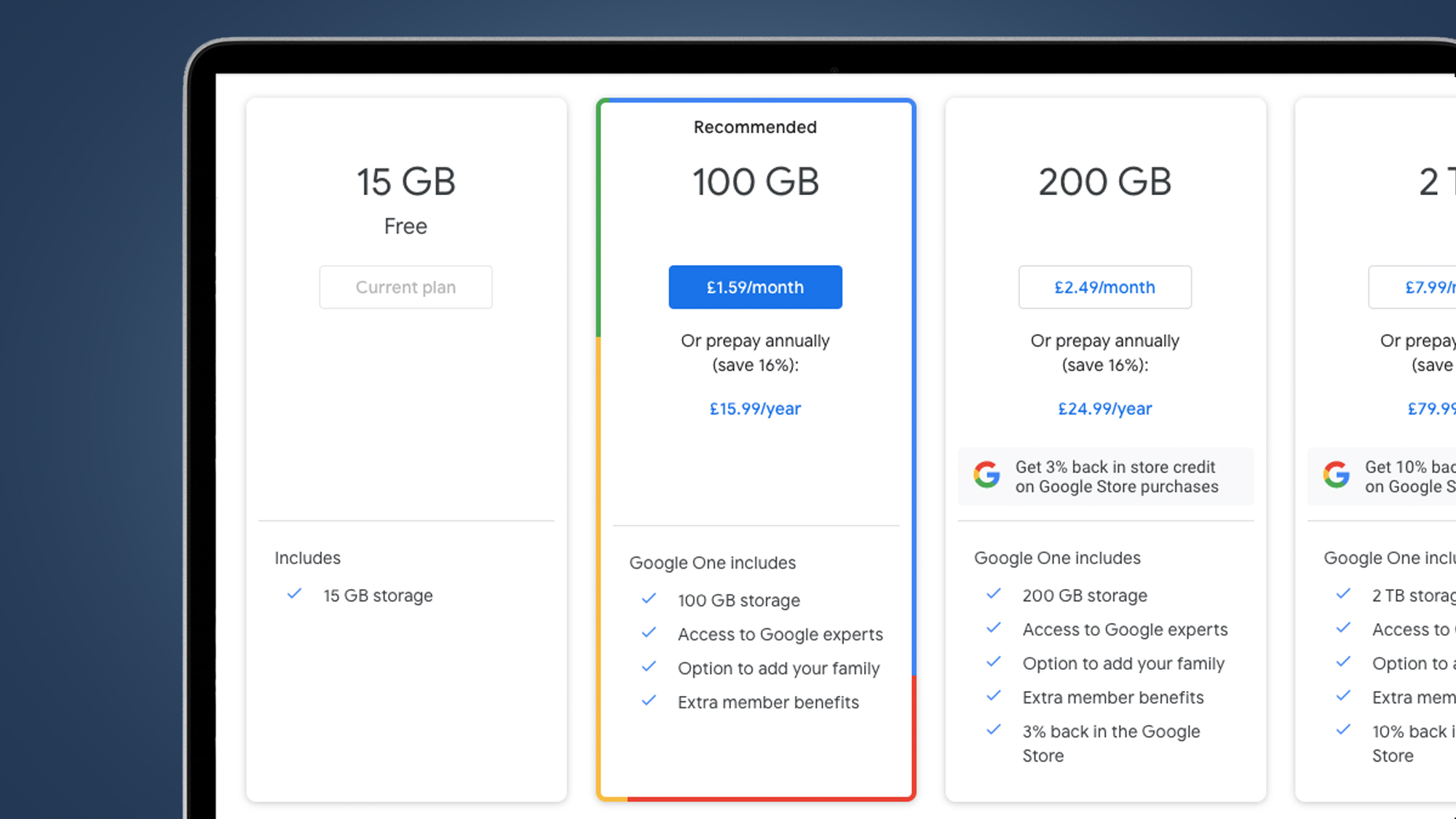 Google Photos price change