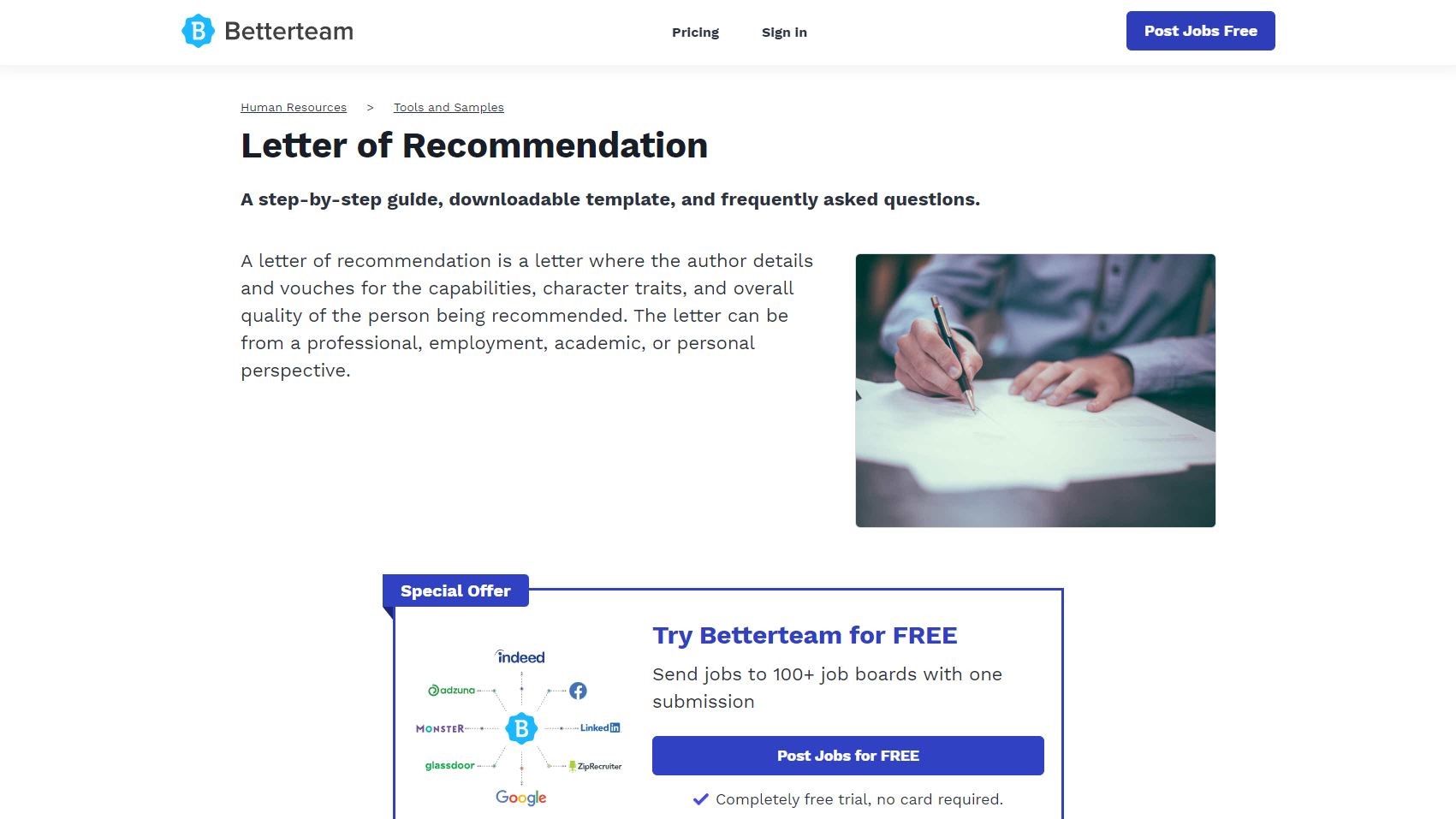 Recommendation Letter Examples