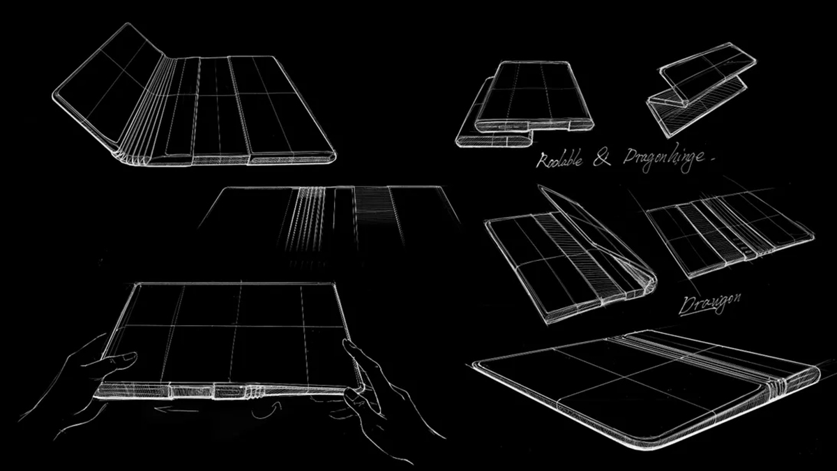 TCL rollable and foldable phone
