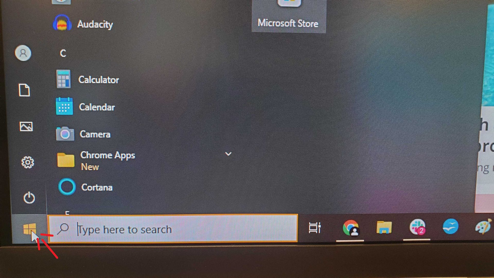 A screenshot of the windows snipping tool