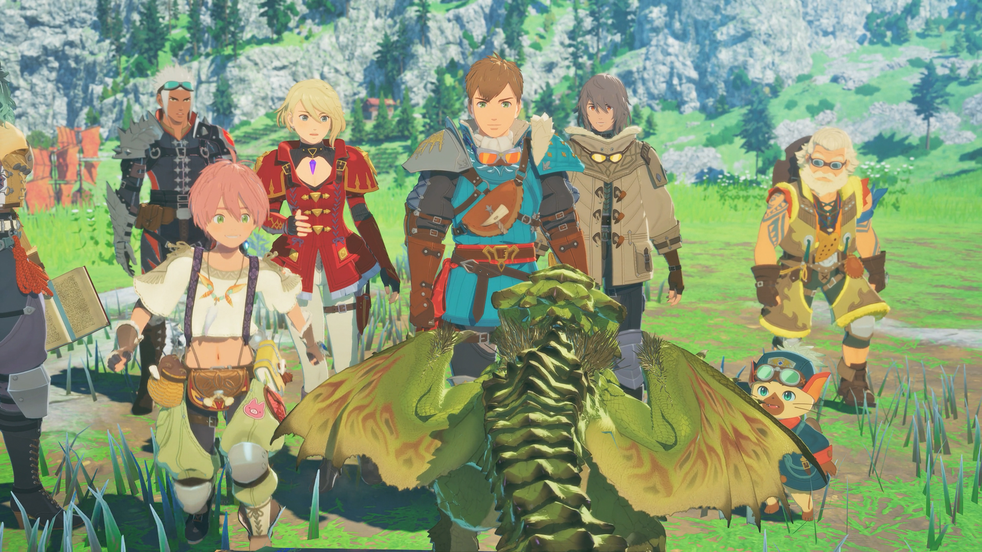 A screenshot from Monster Hunter Stories 3 Twisted Reflection