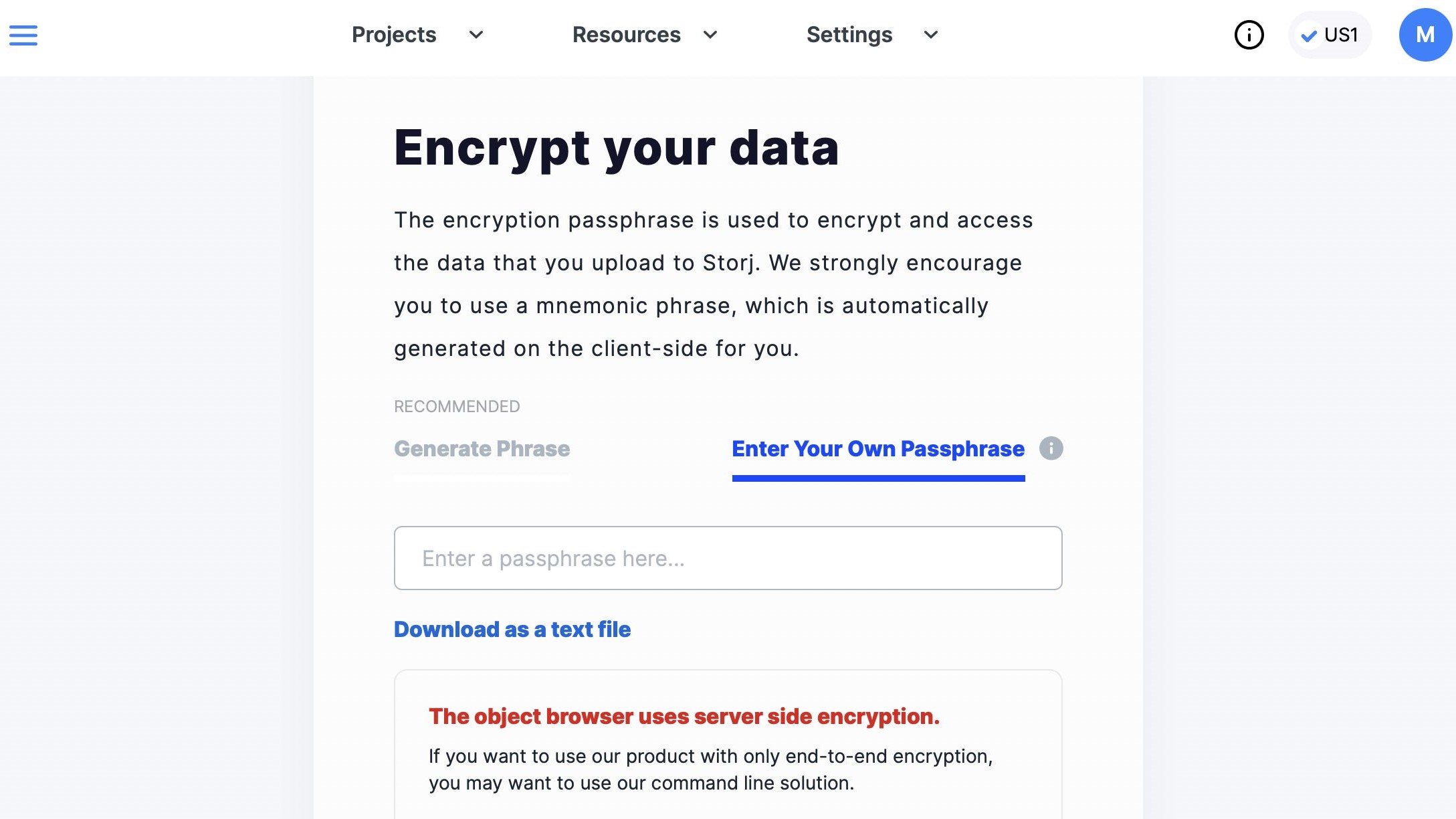 Passphrase
