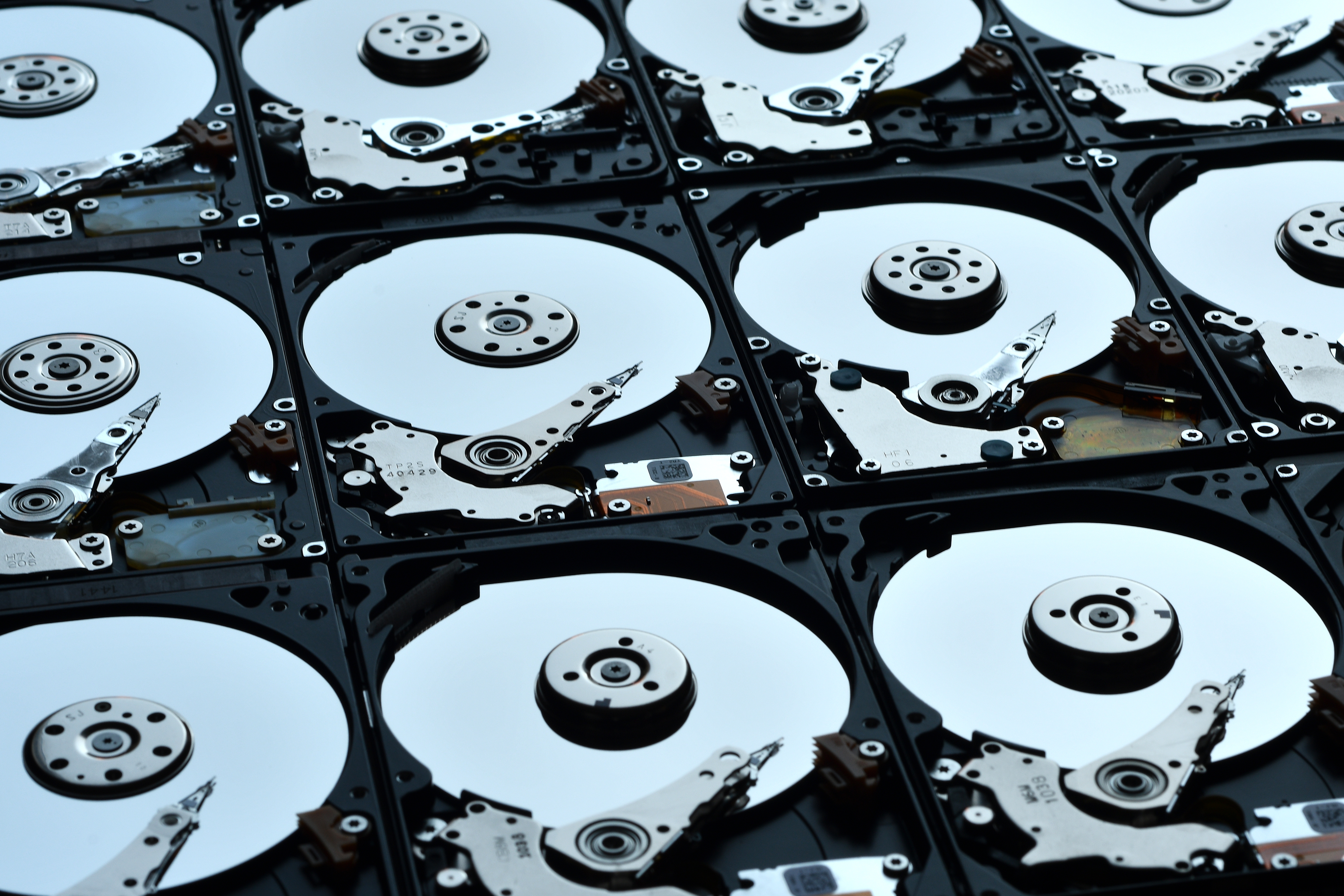 Group of hard disk drives