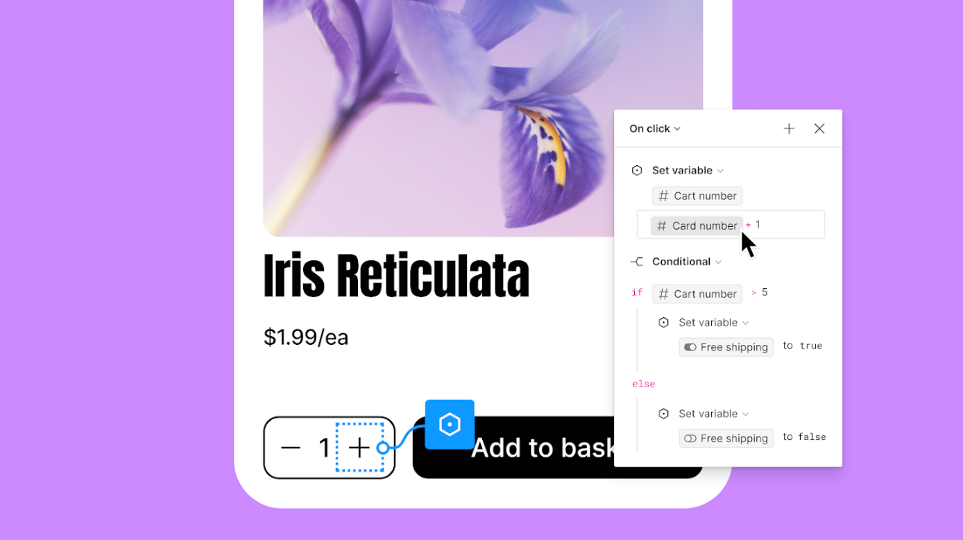 Examples of new development tools added to Figma