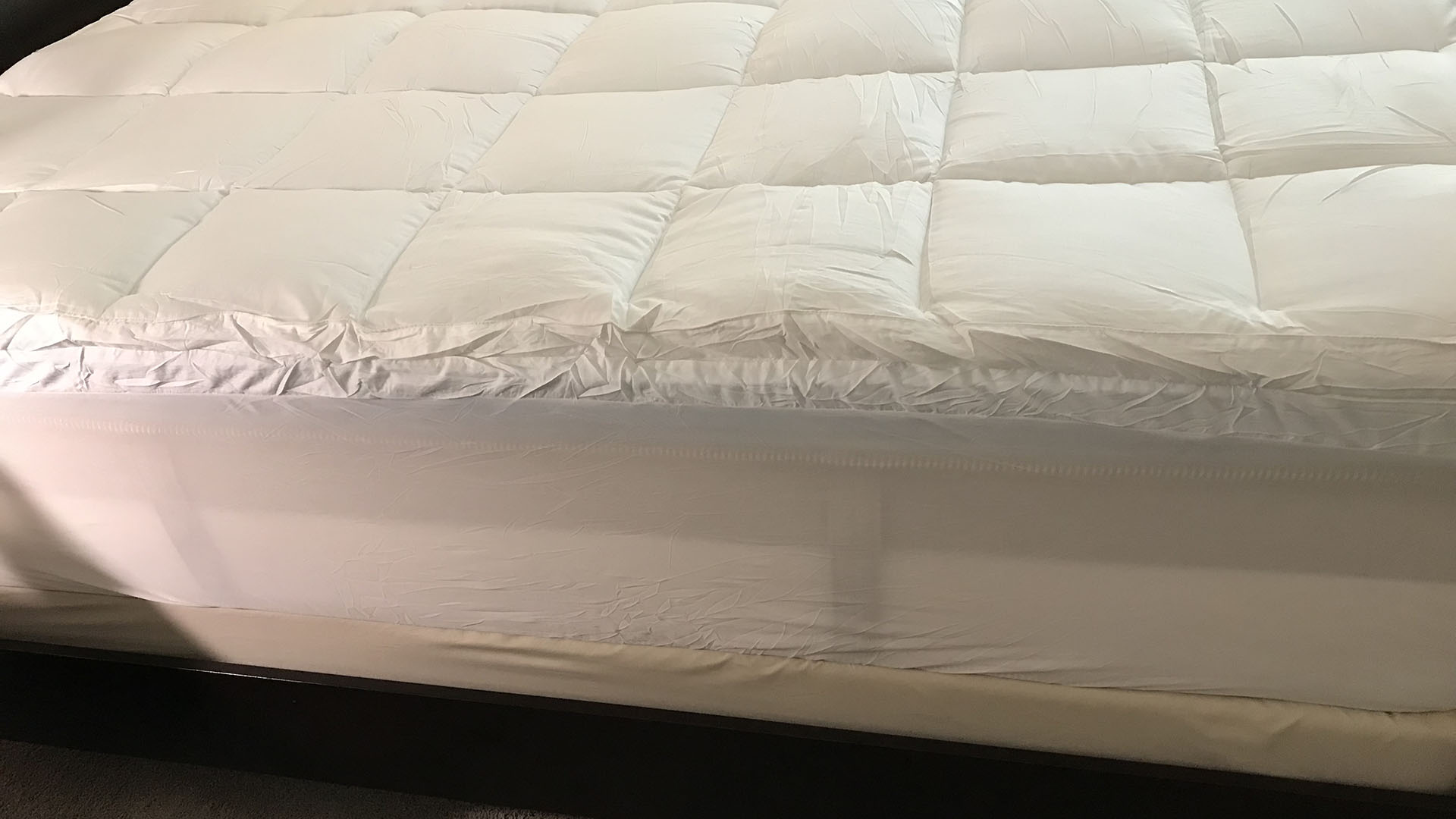 Sleep Innovations gel memory foam mattress topper