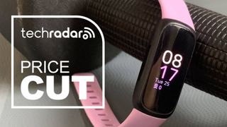 Fitbit Inspire 3 fitness tracker with deals sticker 