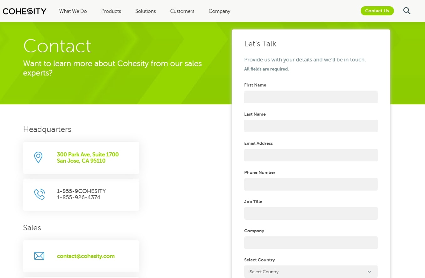 Cohesity data loss prevention
