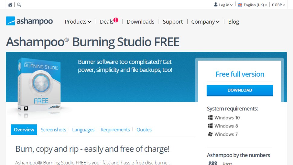 Ashampoo Burning Studio Free