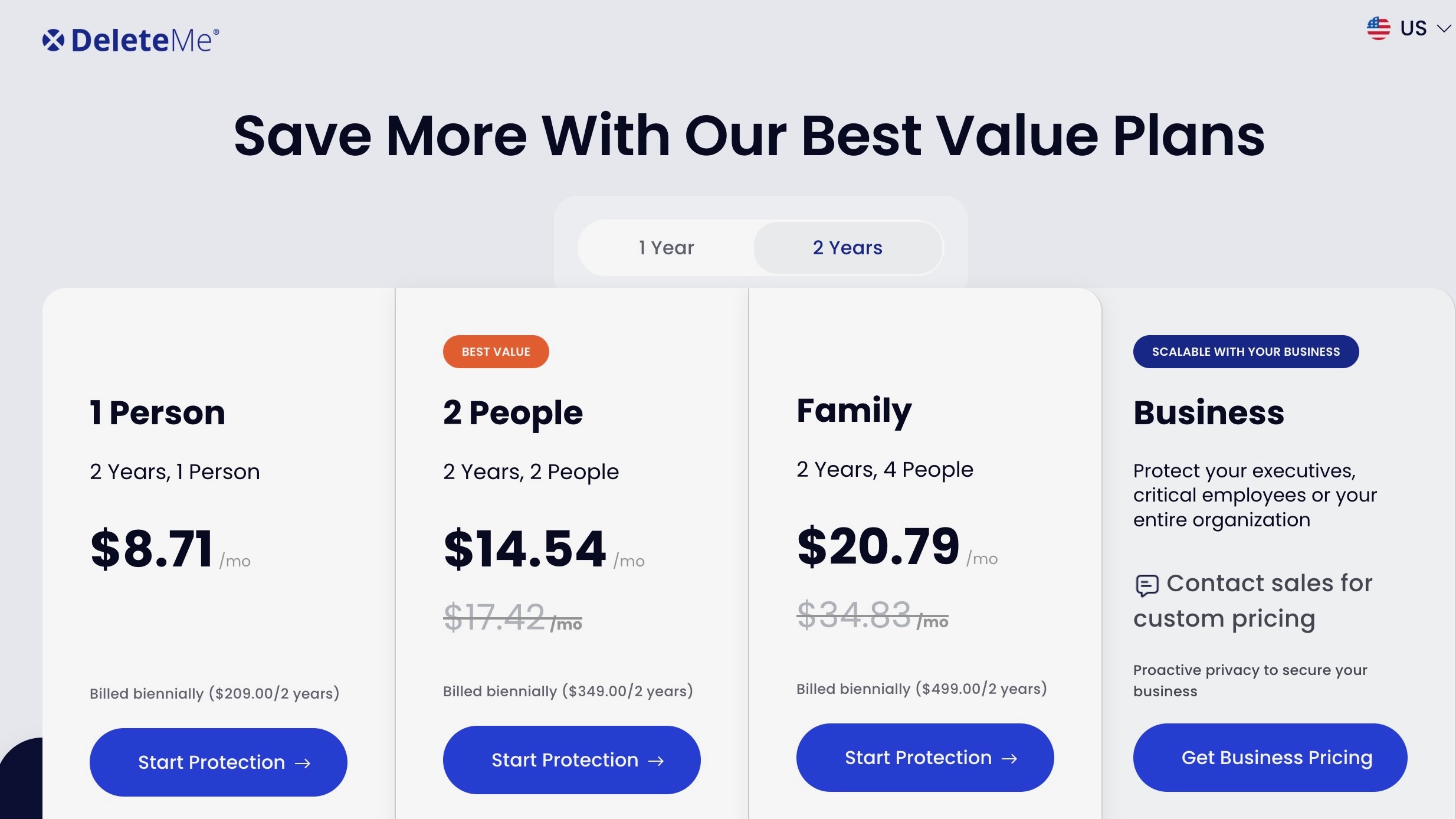 DeleteMe pricing for 2026
