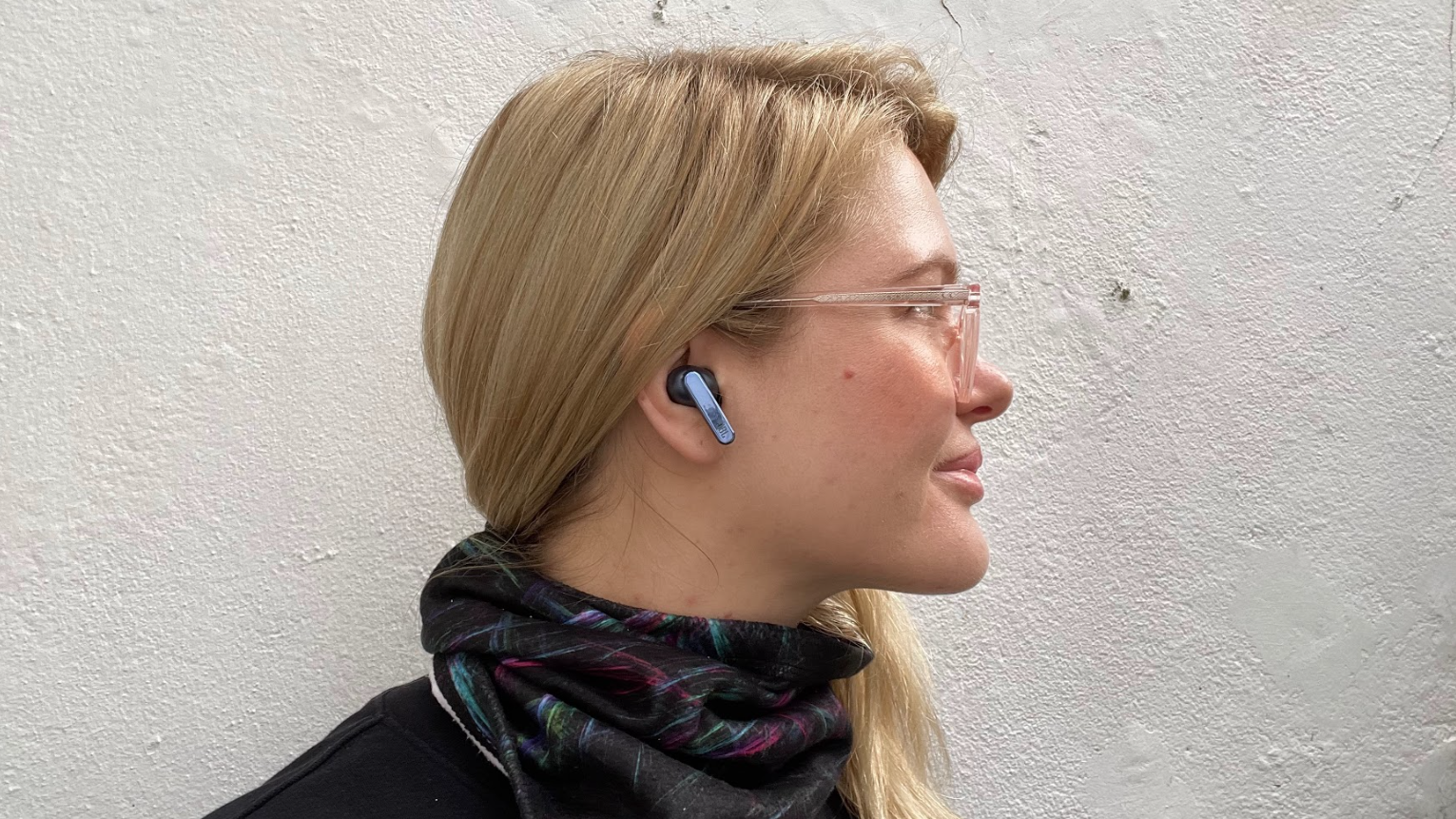 JBL Live Pro 2 worn by TechRadar writer Becca Caddy