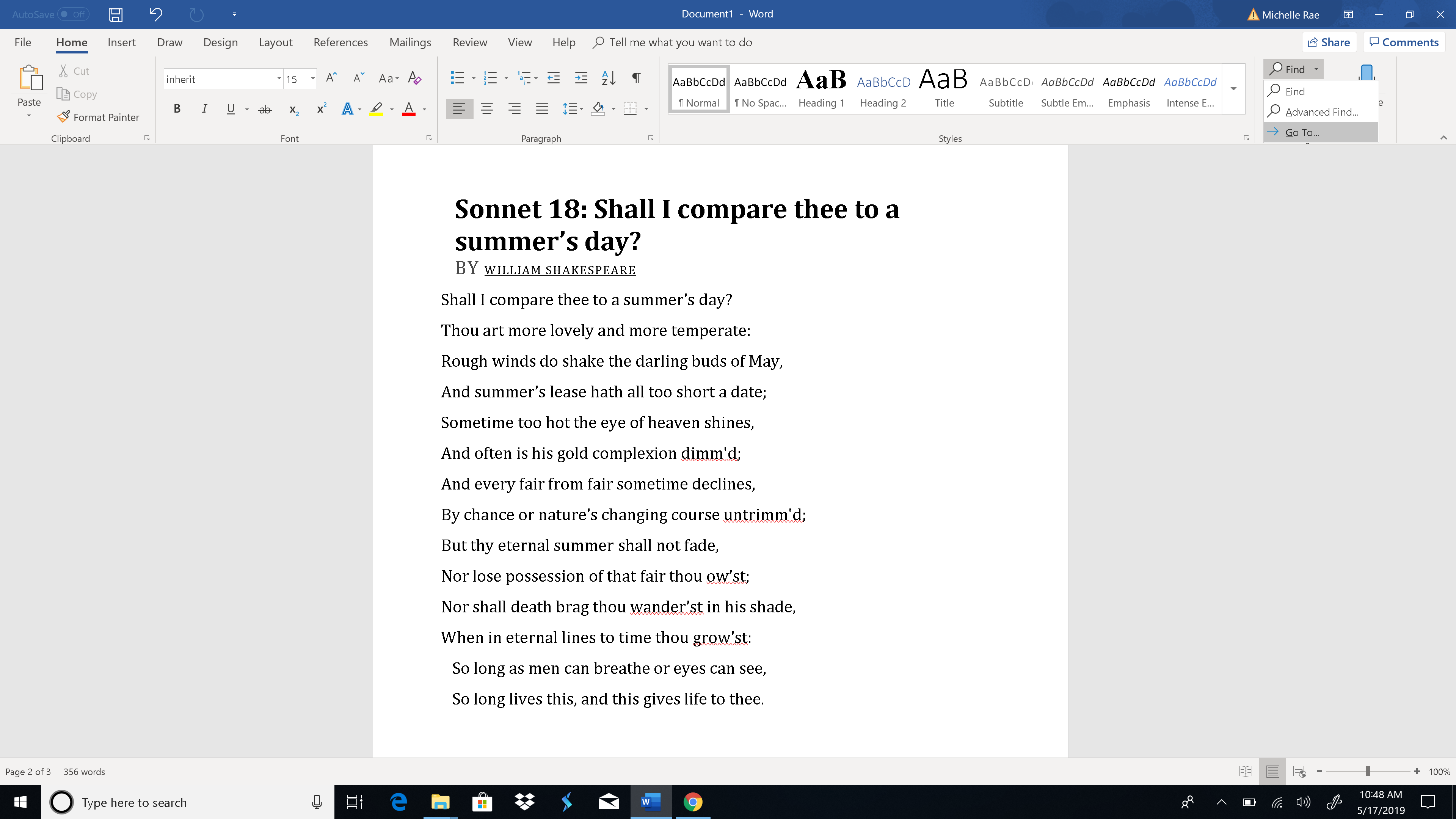 how to delete a page in Word