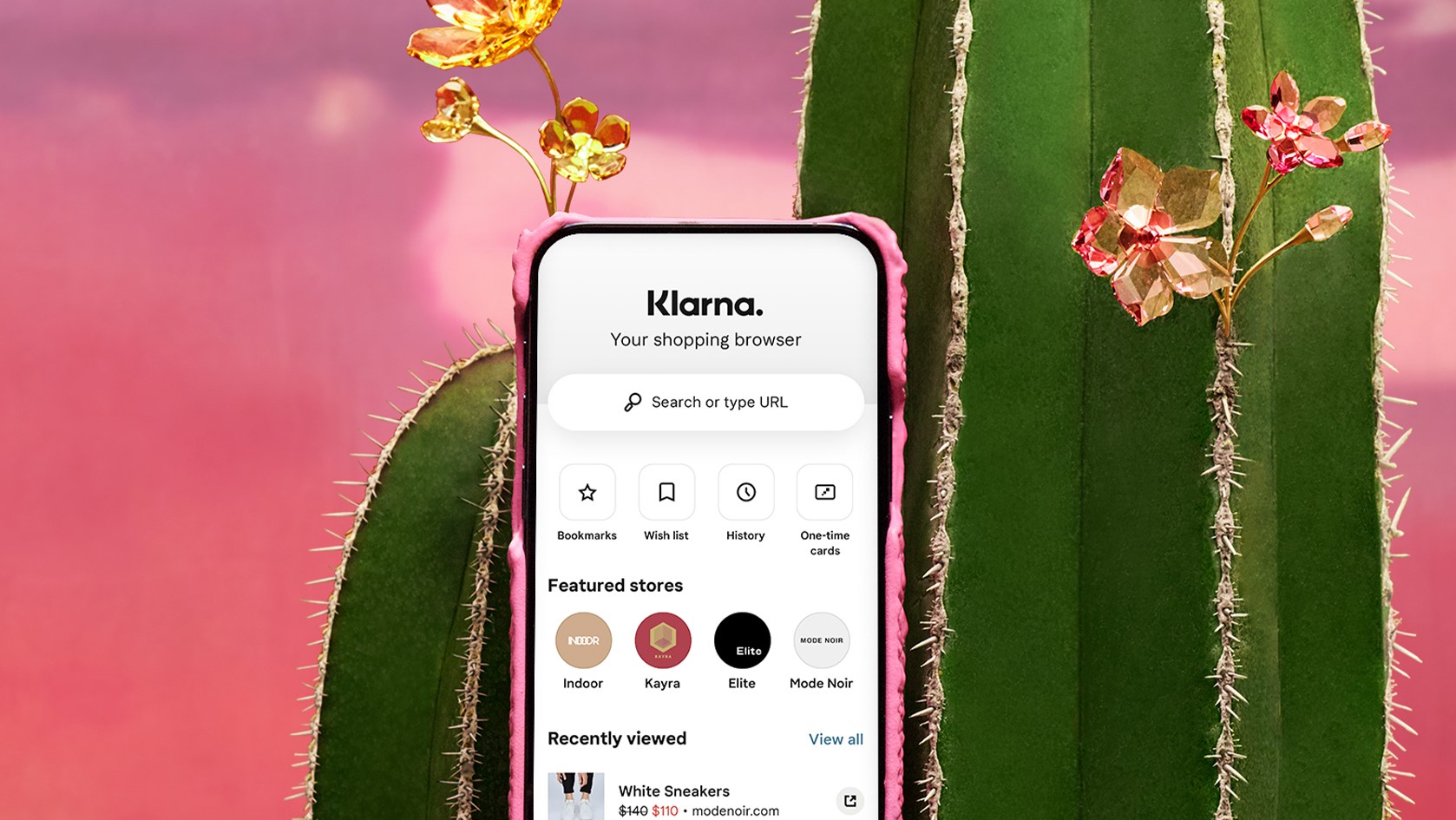 Klarna: Buy Now Pay Later provider app on mobile screen