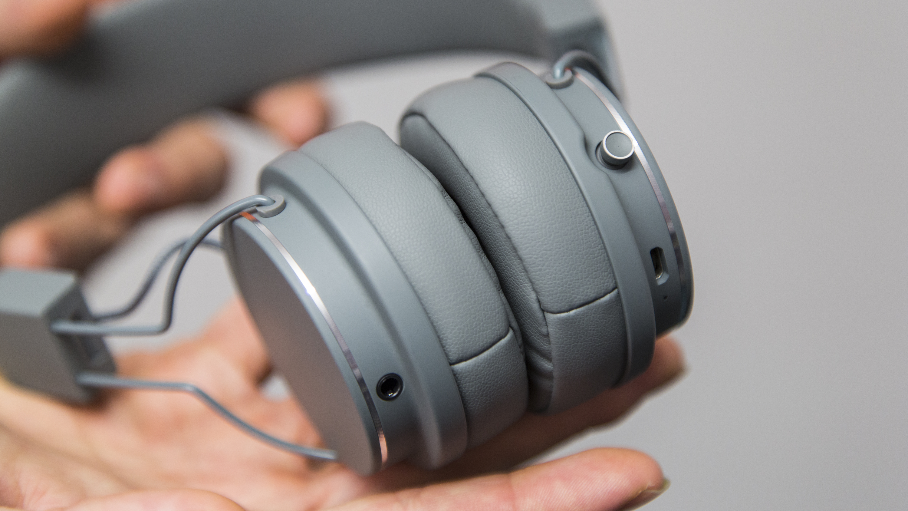 This neat little nub handles track skipping and volume control duties