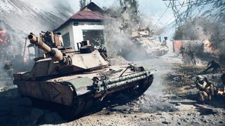 A promotional shot of Battlefield 6.