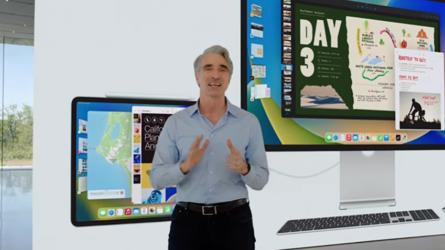 Screenshots from WWDC 2022