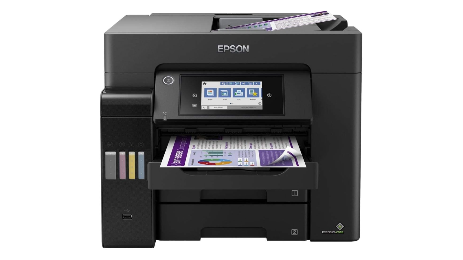 Epson EcoTank Pro ET-5850 on a white background