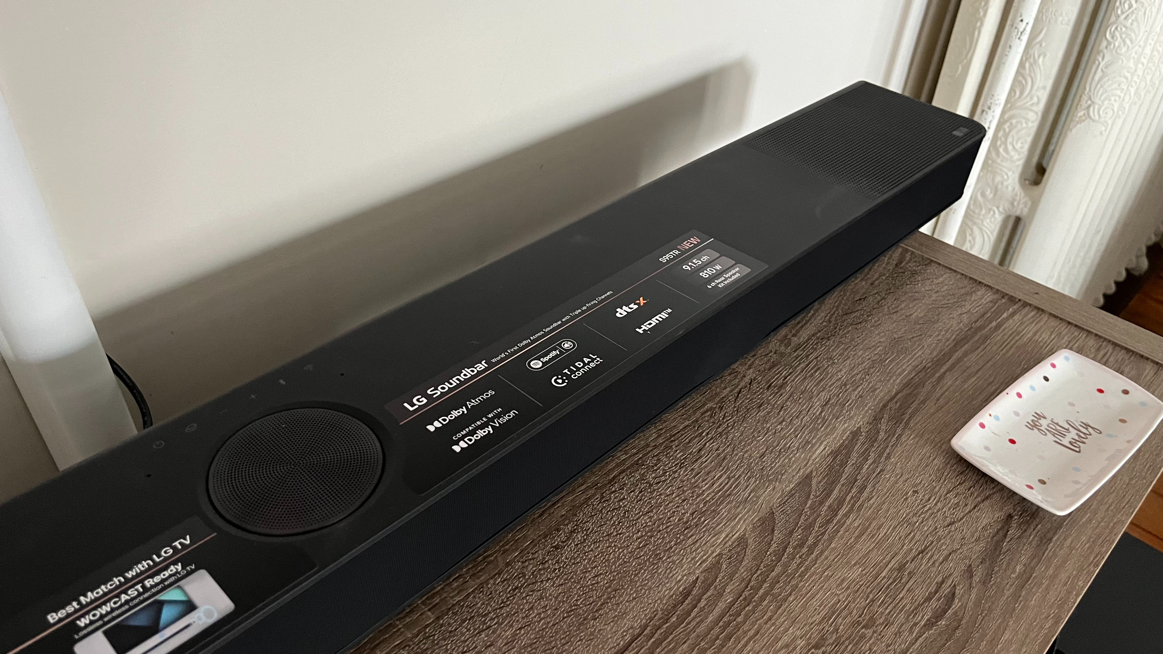 LG S95TR on table top surface shown