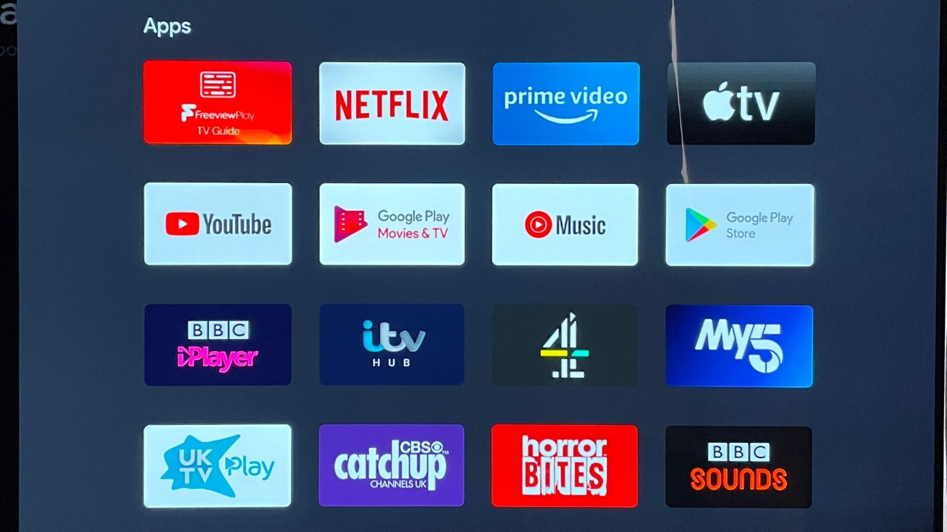 Philips OLED 936 app menu