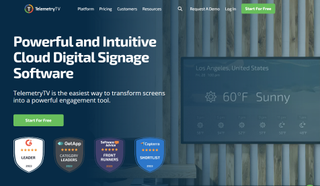 TelemetryTV landing page