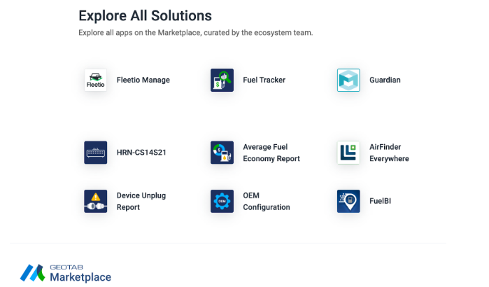 Geotab features
