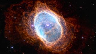 Photo of the Southern Ring Nebula from the James Webb telescope