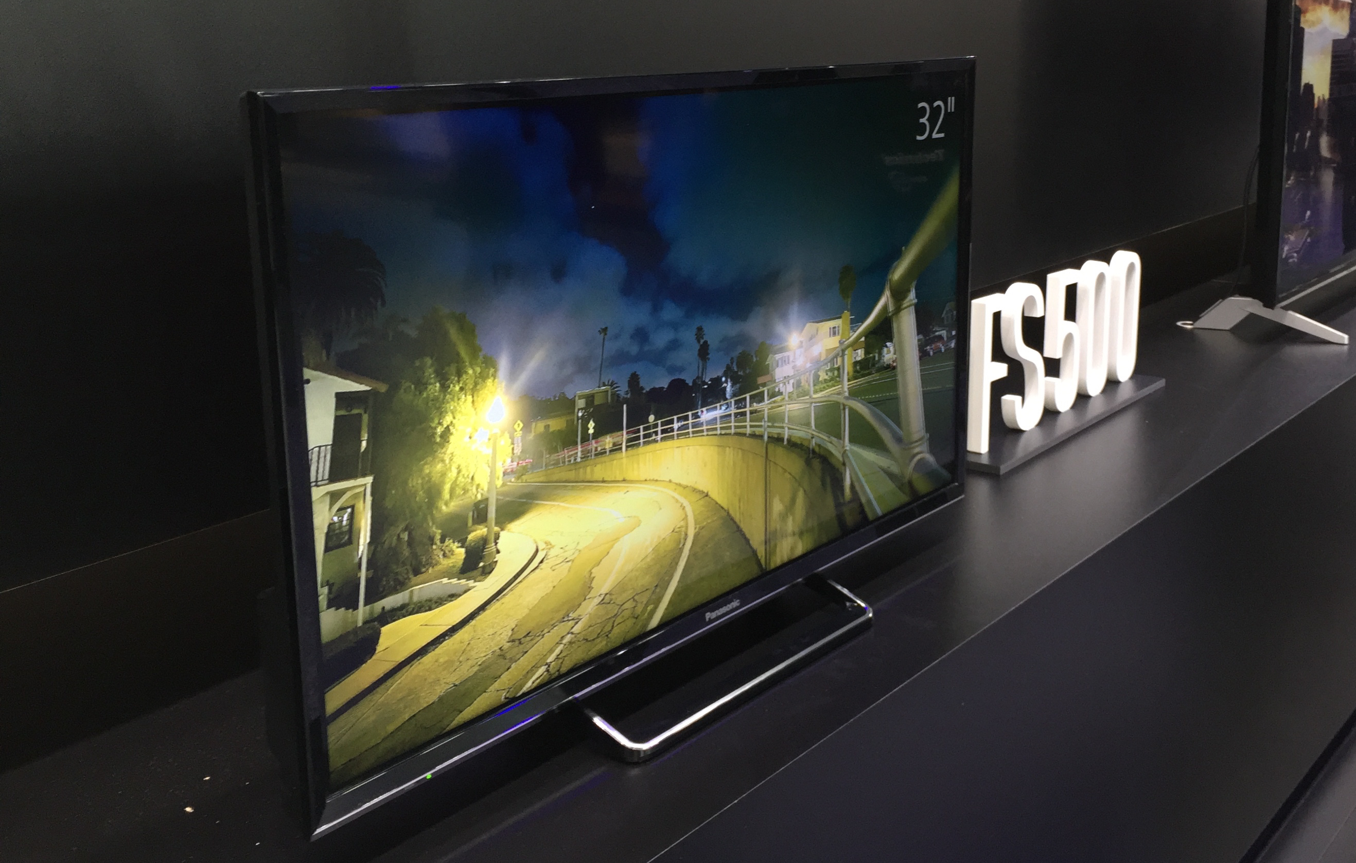 A photo of the Panasonic FS500 TV range