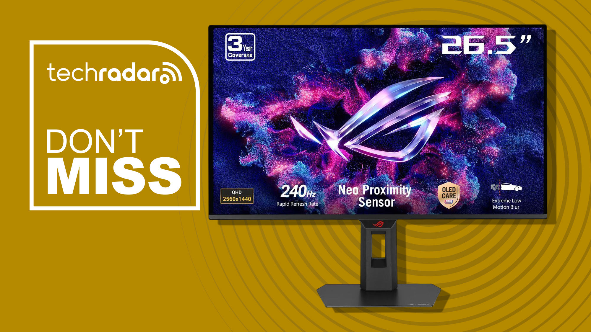 Asus ROG Strix 27 inch QHD 2K monitor