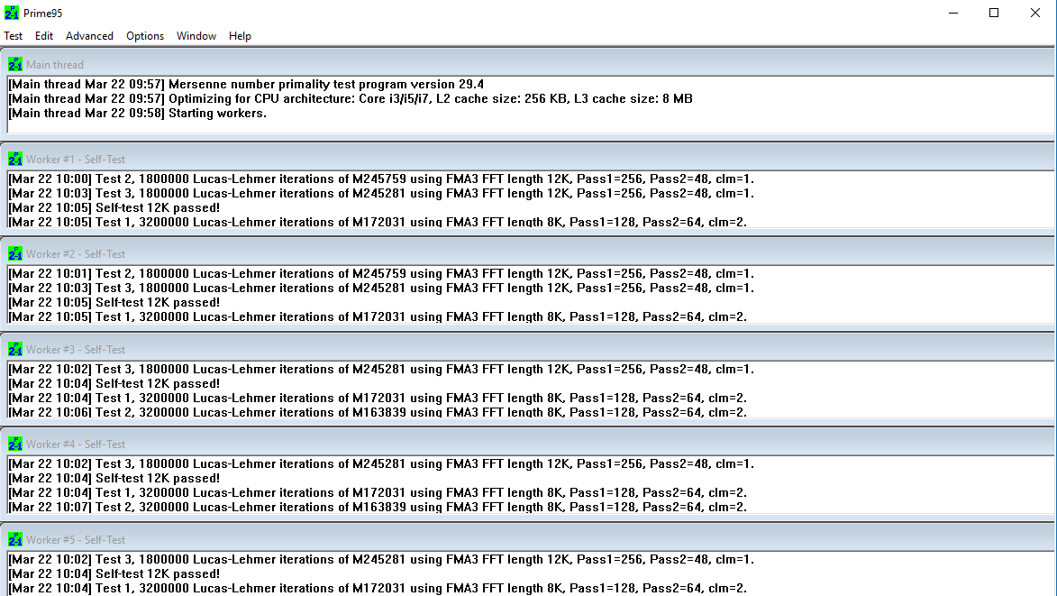 Use Prime95 to make sure your overclocked PC is stable (Image Credit: TechRadar)
