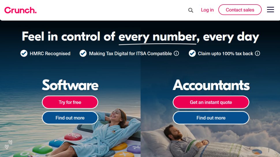 Crunch website screenshot (March 2026).